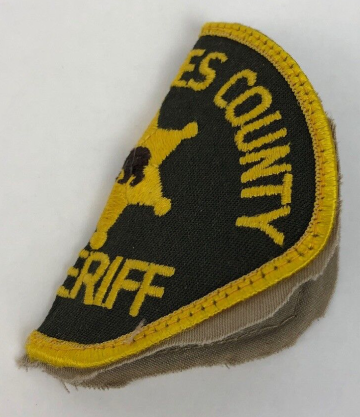Rare VINTAGE California SHERIFF PATCH LA LOS ANGELES COUNTY Golden Bear logo
