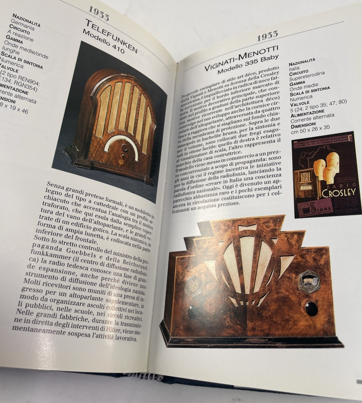 RADIO D'EPOCA Franco Soresini Alberto Chiantera Italian Antique Radio Guide