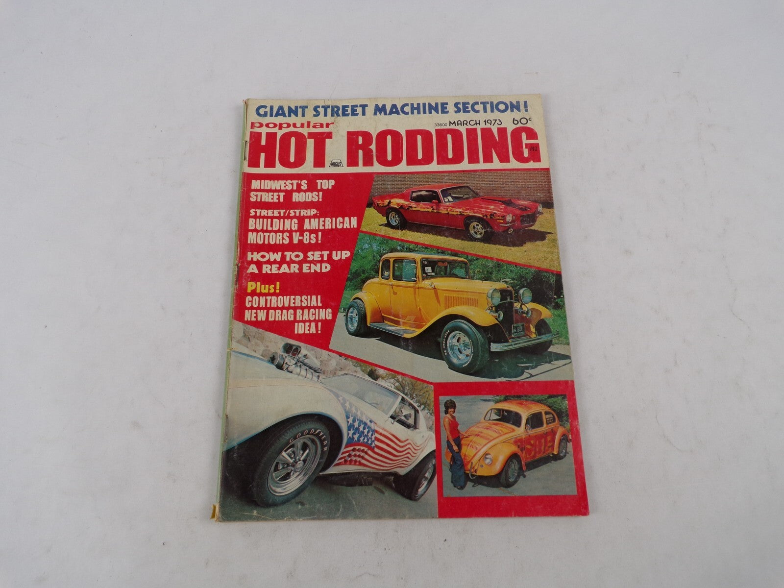 March 1973 Hot Rod Magazine Giant Street Machine Section! Popular Midwest's Top