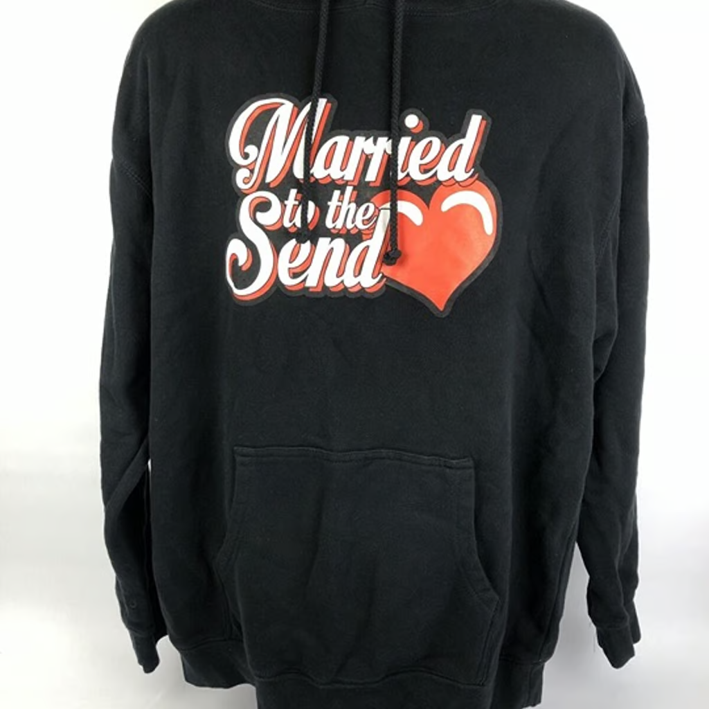 Full Send - Nelk Boys " Married to the Send " Limited Run BLACK Hoodie Large