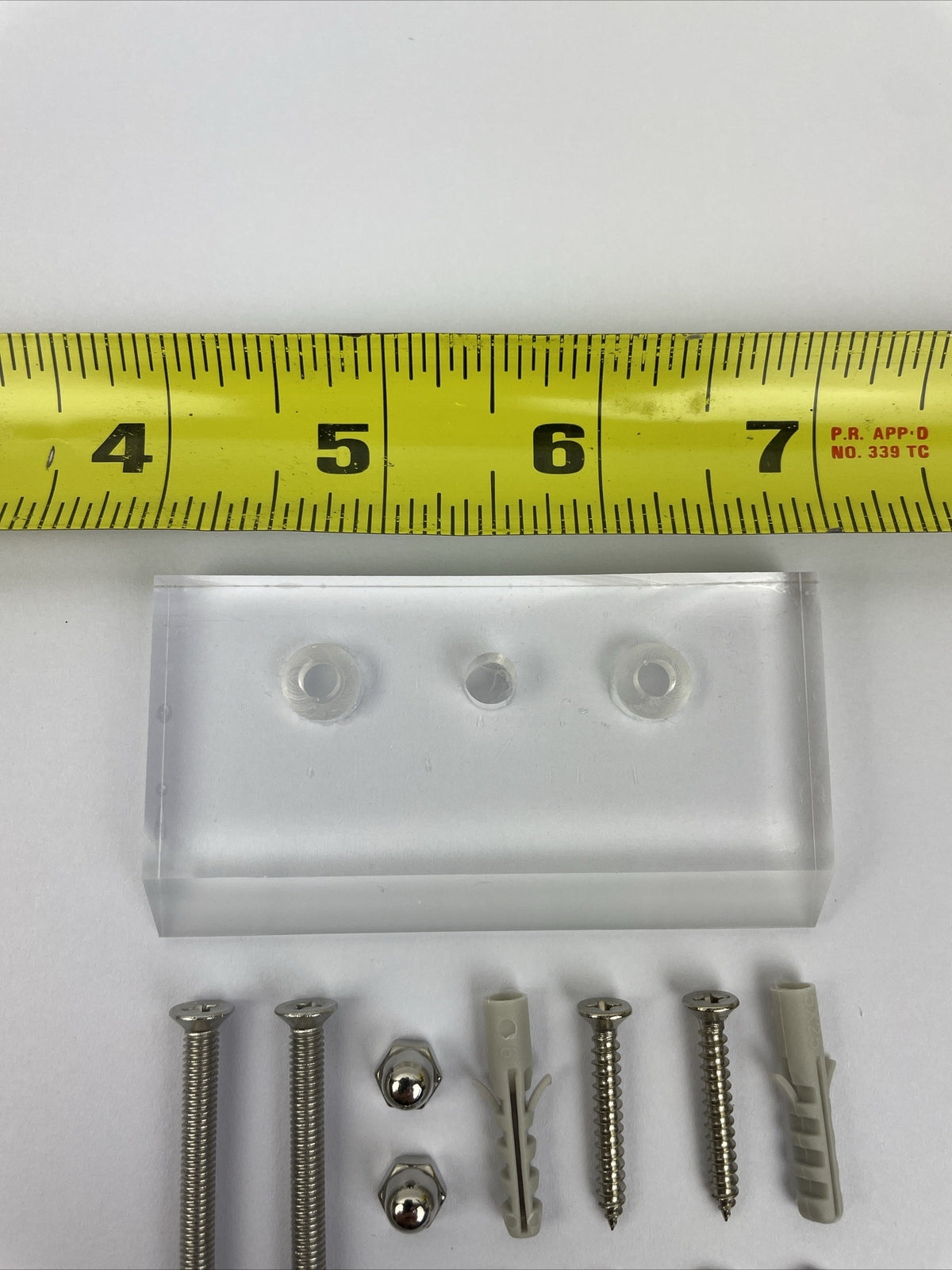 Clear Skateboard Wall Mount SK8 Hanger for Skateboarding Deck Display