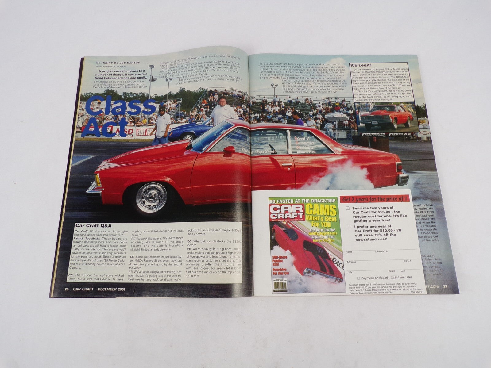 'November 2001 Car Craft Faster And More Furious The Real World Of Street Racing