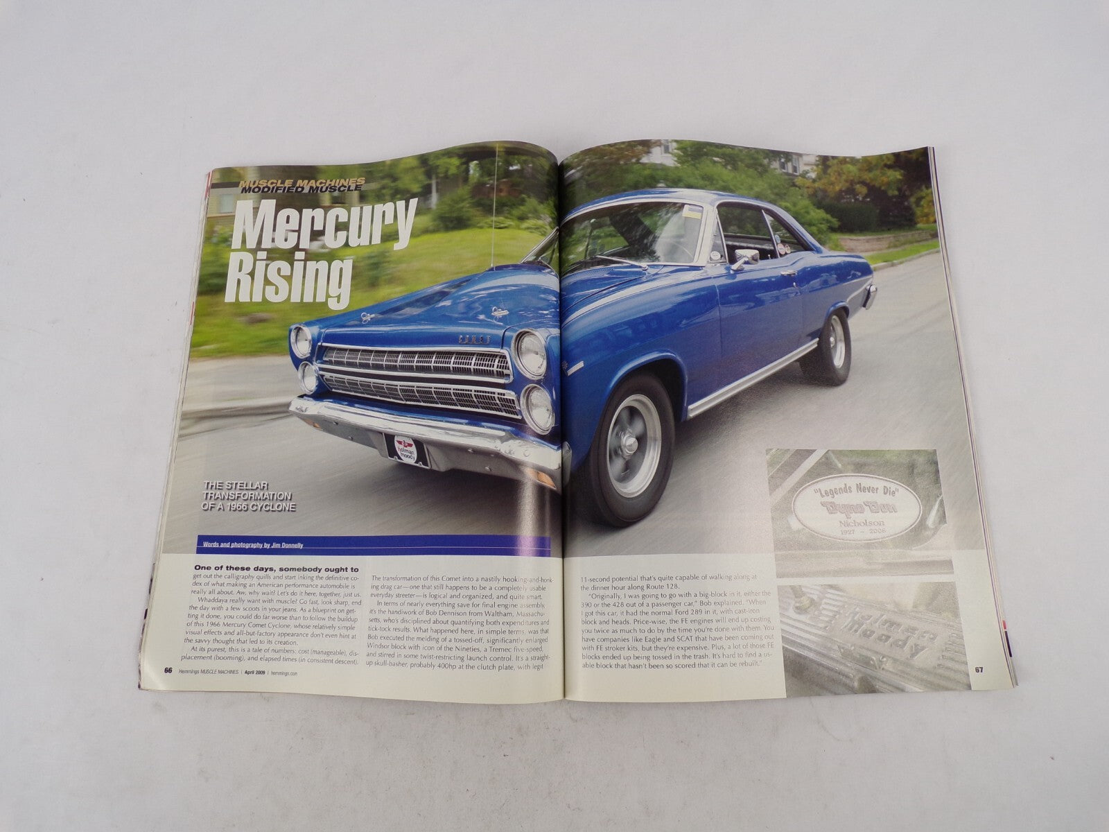 April 2009 Muscle Machines Magazine Hurst/Olds The Ultimate All-American Perform