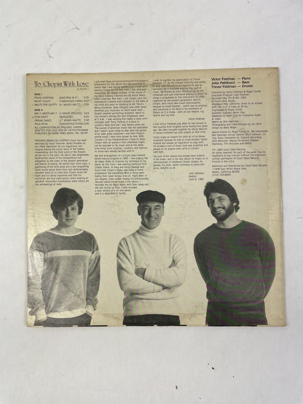 The Victor Trio Feldman To Chopin With Love Polka Surprice Pola NovaVinyl Record