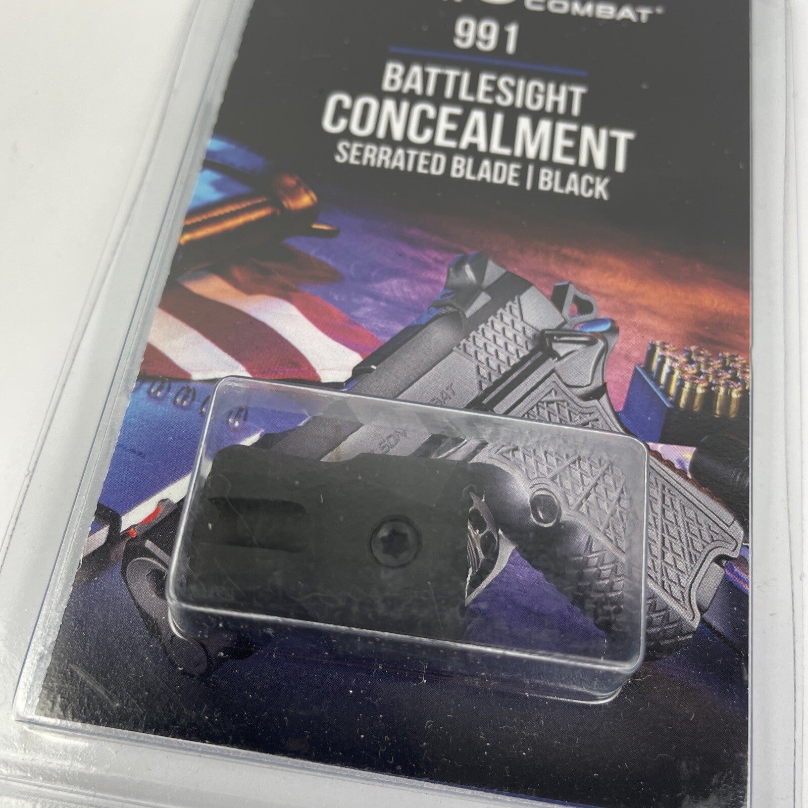 Wilson Combat Vickers Elite Battlesight Concealment Serrated Blade Tritium 991