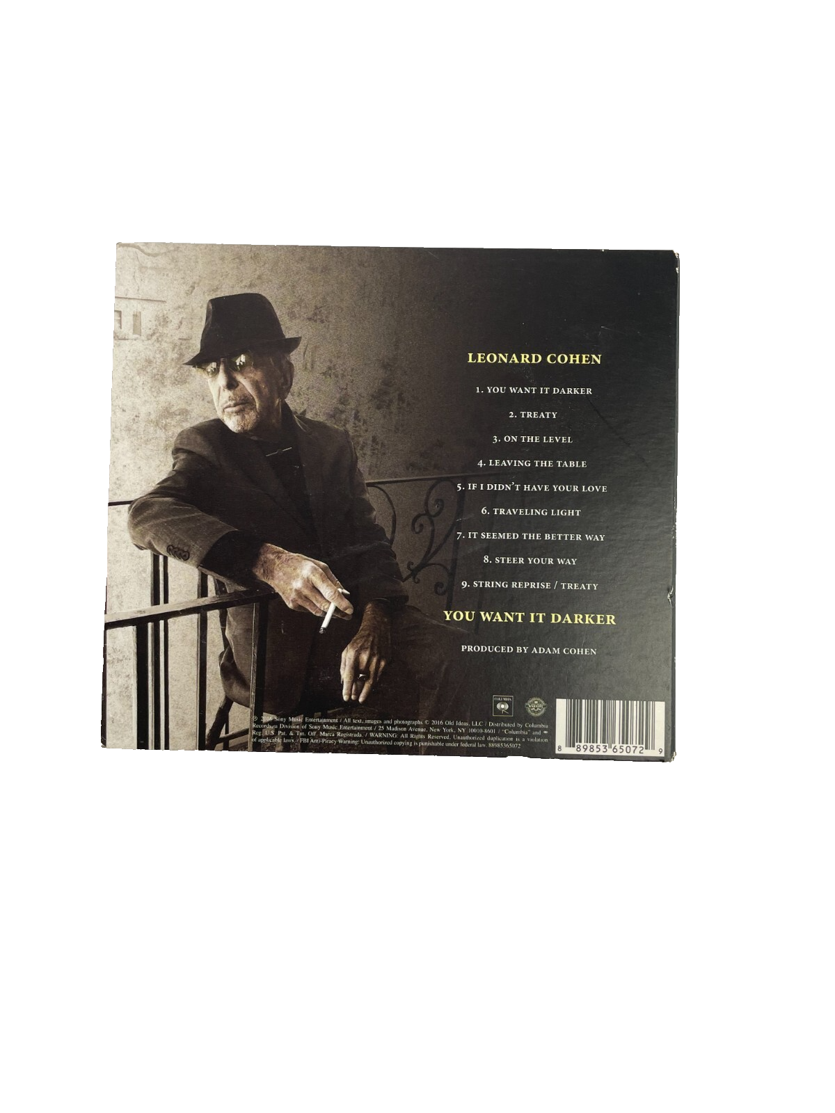 Leonard Cohen – You Want It Darker You Want It Darker On The Level CD#29