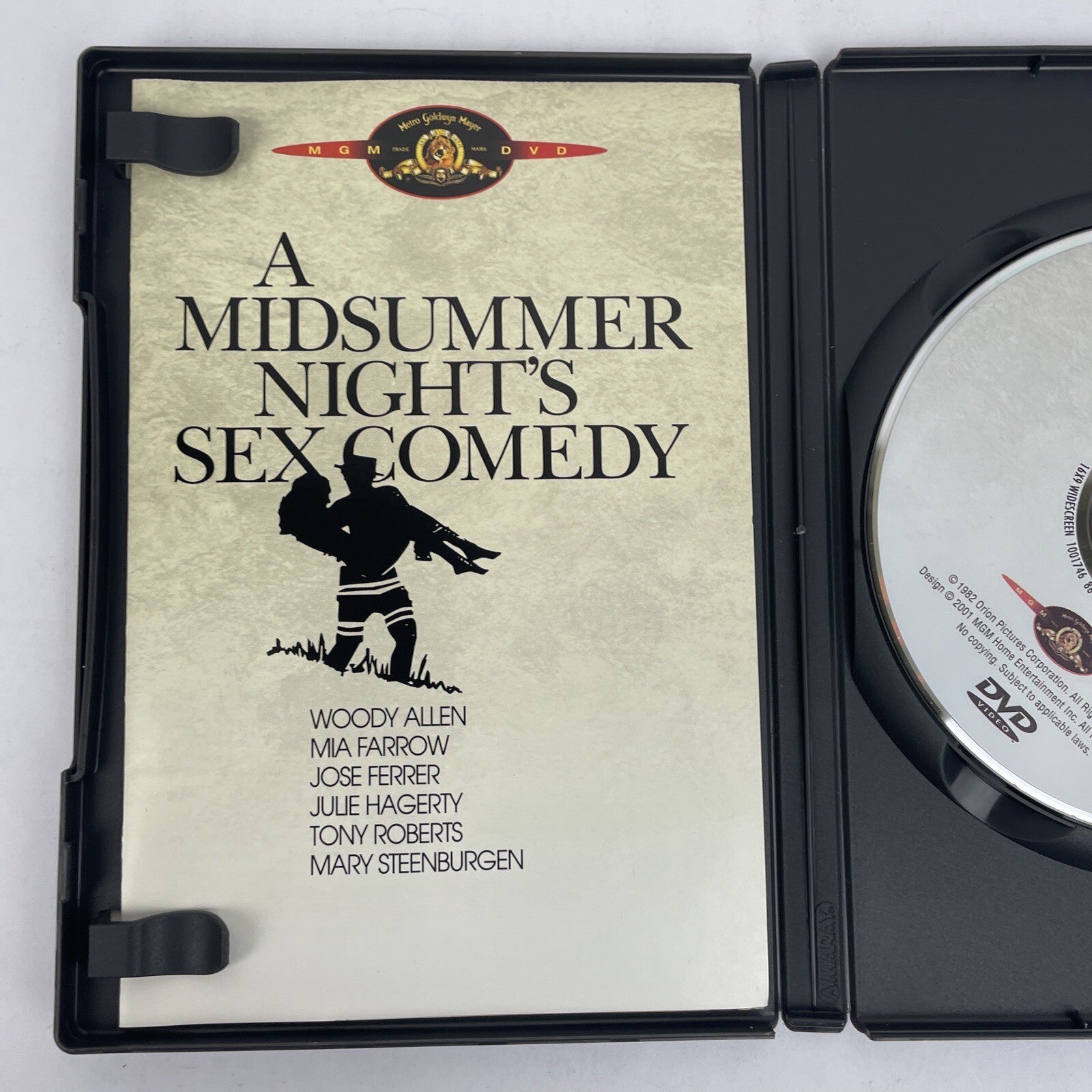 A Midsummer Night's Sex Comedy (DVD, 2001) Woody Allen Mia Farrow Widescreen