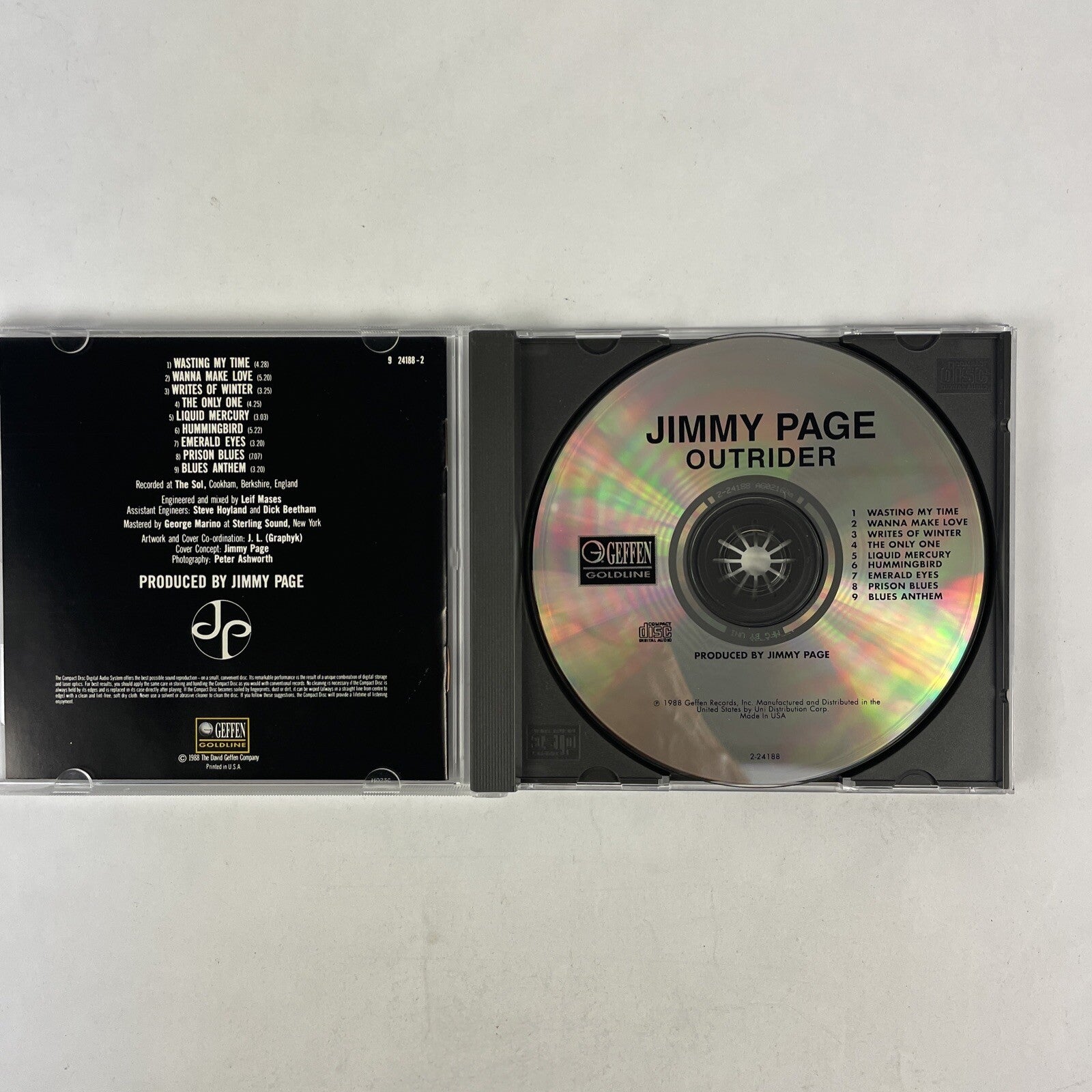 Jimmy Page – Outrider Circa 1988 CD #29
