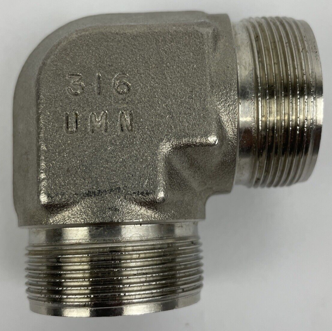 OEM Swagelok 316 UMN 1.25" 90 Degree Elbow Male - LOOK
