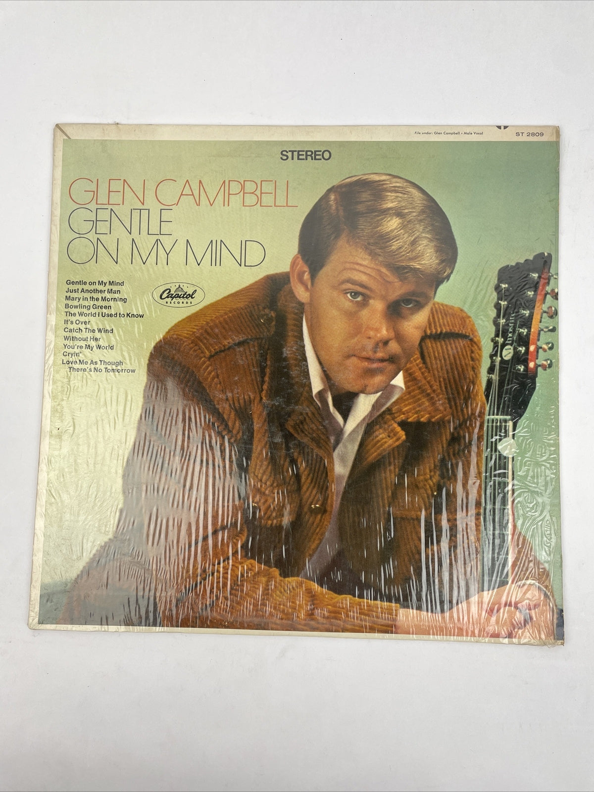 GLEN CAMPBELL " GENTLE ON MY MIND " ST-2809 LP VINYL RECORD - VGC