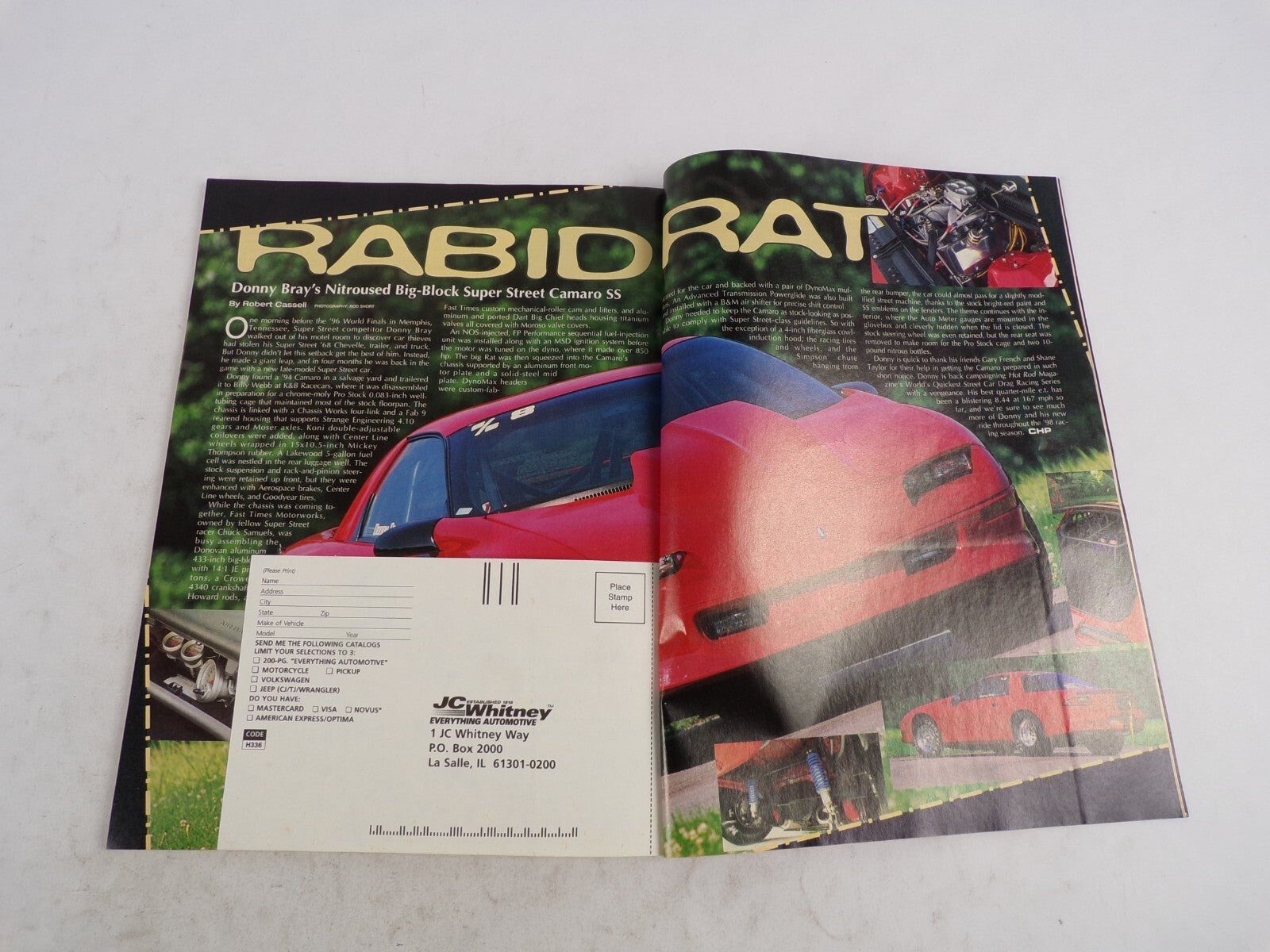 February 1996 Chevy High Performance Supercharger Special Instant Horsepower Wil
