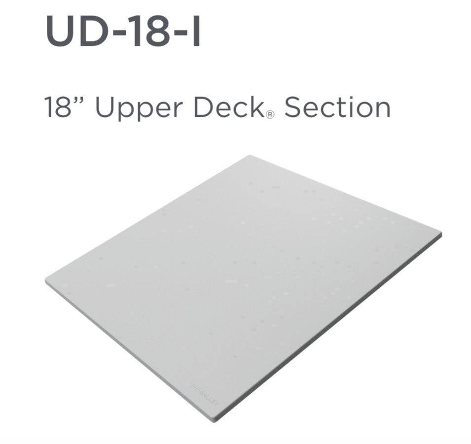 The Galley Exclusive Gray Resin 18" Upper Deck Section UD-18-1-GR Brand New