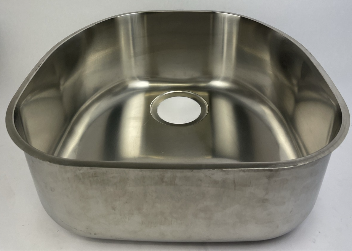 OEM Franke Single Bowl Kitchen Sink * Dual Mount * OD 17.25" STAINLESS STEEL