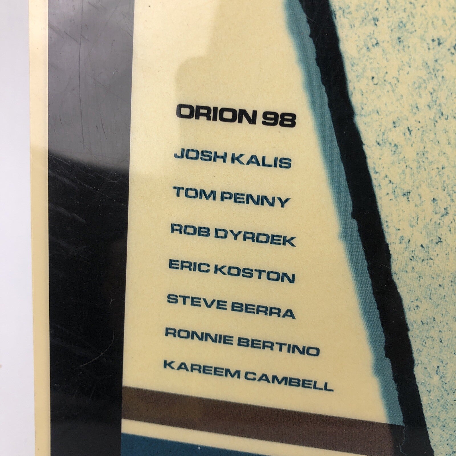ORION Trucks Vintage ASR Advertisement Display 18” x 14” Steve Berra Berrics TWS