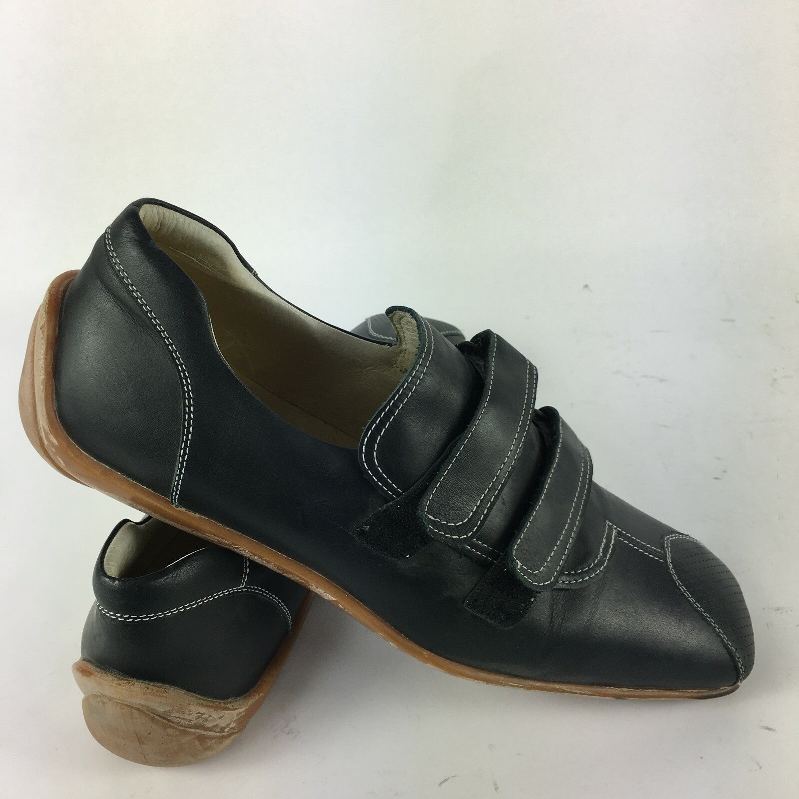 Genuine Bryan de ville Stylish Slip-Ons Style Navy Blue Shoes for Men Size 44