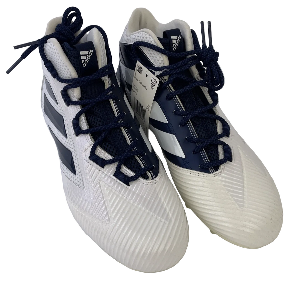 Adidas Freak x Carbon Mid Football Cleats Mens sz 10 F97431 Lacrosse White Blue
