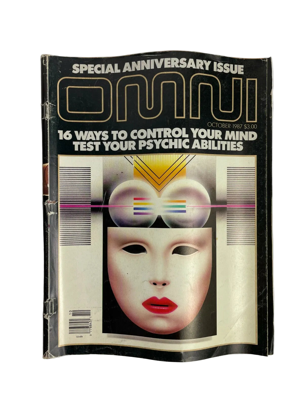 October 1987 Omni Magazine Ways To Control Your Mind Test Your Psychic Abilities
