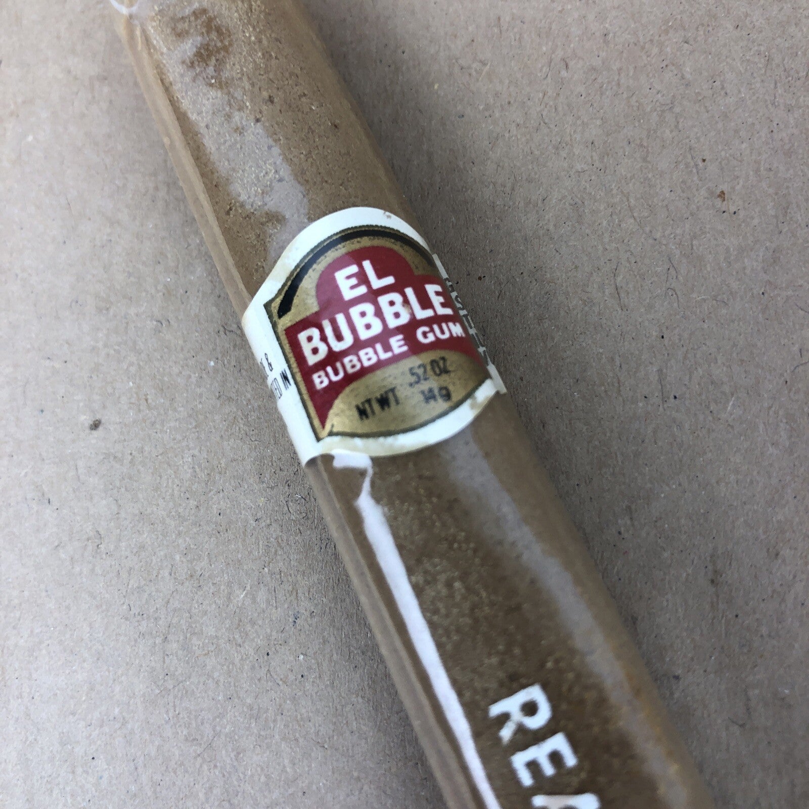 Vintage President Ronald Reagan Is Right El Bubble Gum Cigar Original Wrapper