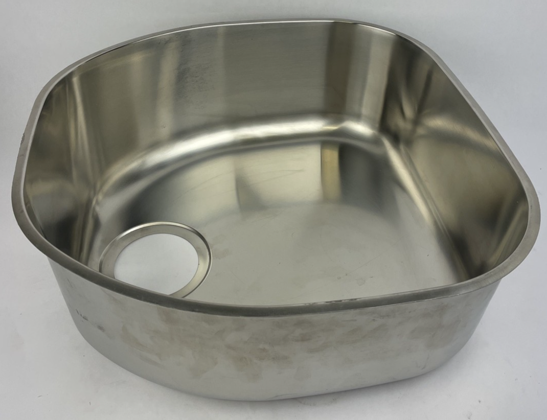OEM Franke Single Bowl Kitchen Sink * Dual Mount * OD 17.25" STAINLESS STEEL