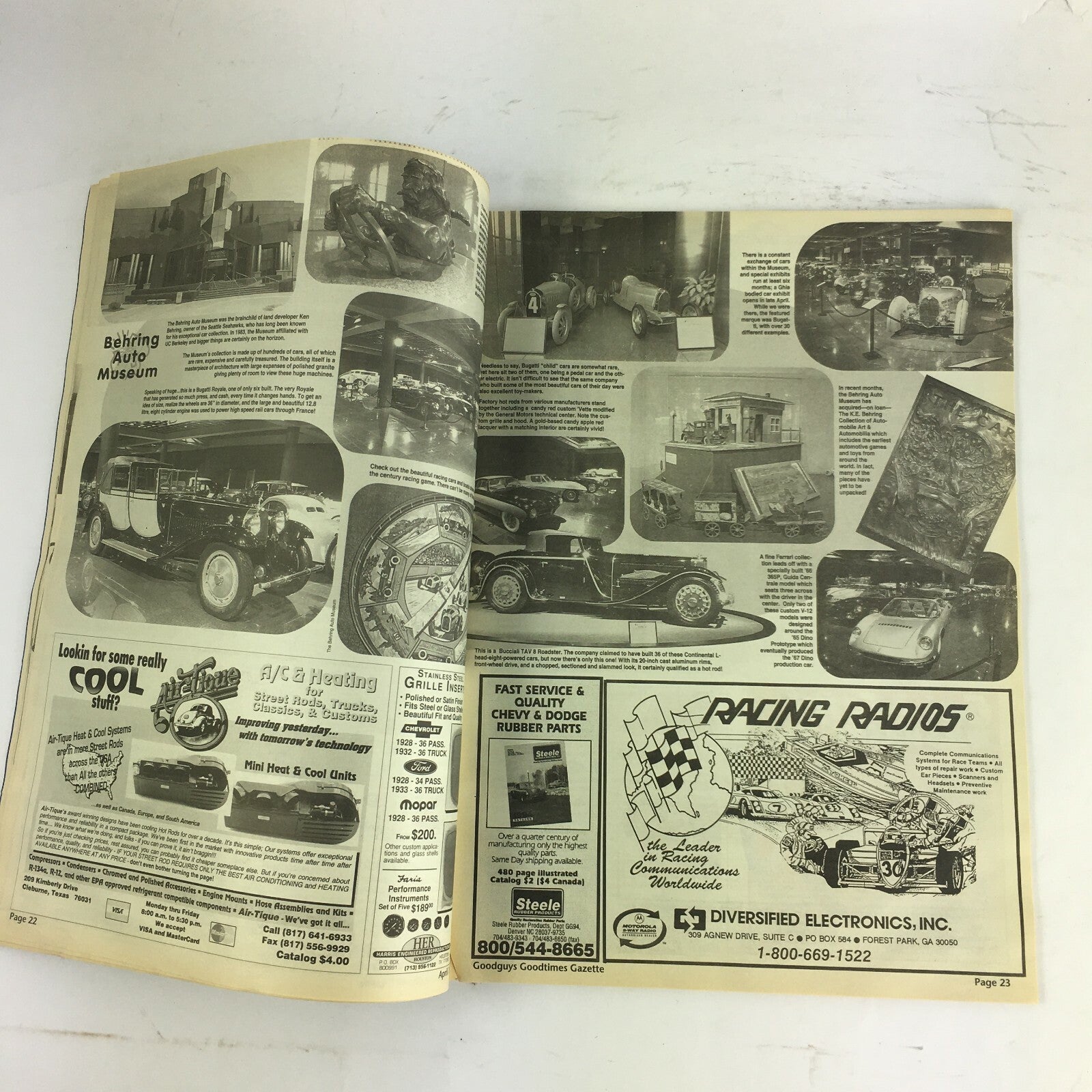 April 1995 Goodguys Goodtimes Gazette Magazine Treasure Fest