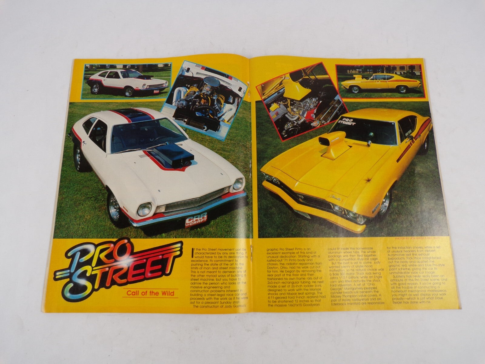 November 1981 Car Craft Pro Street "Killer" Machines Frame Modifications Wheel