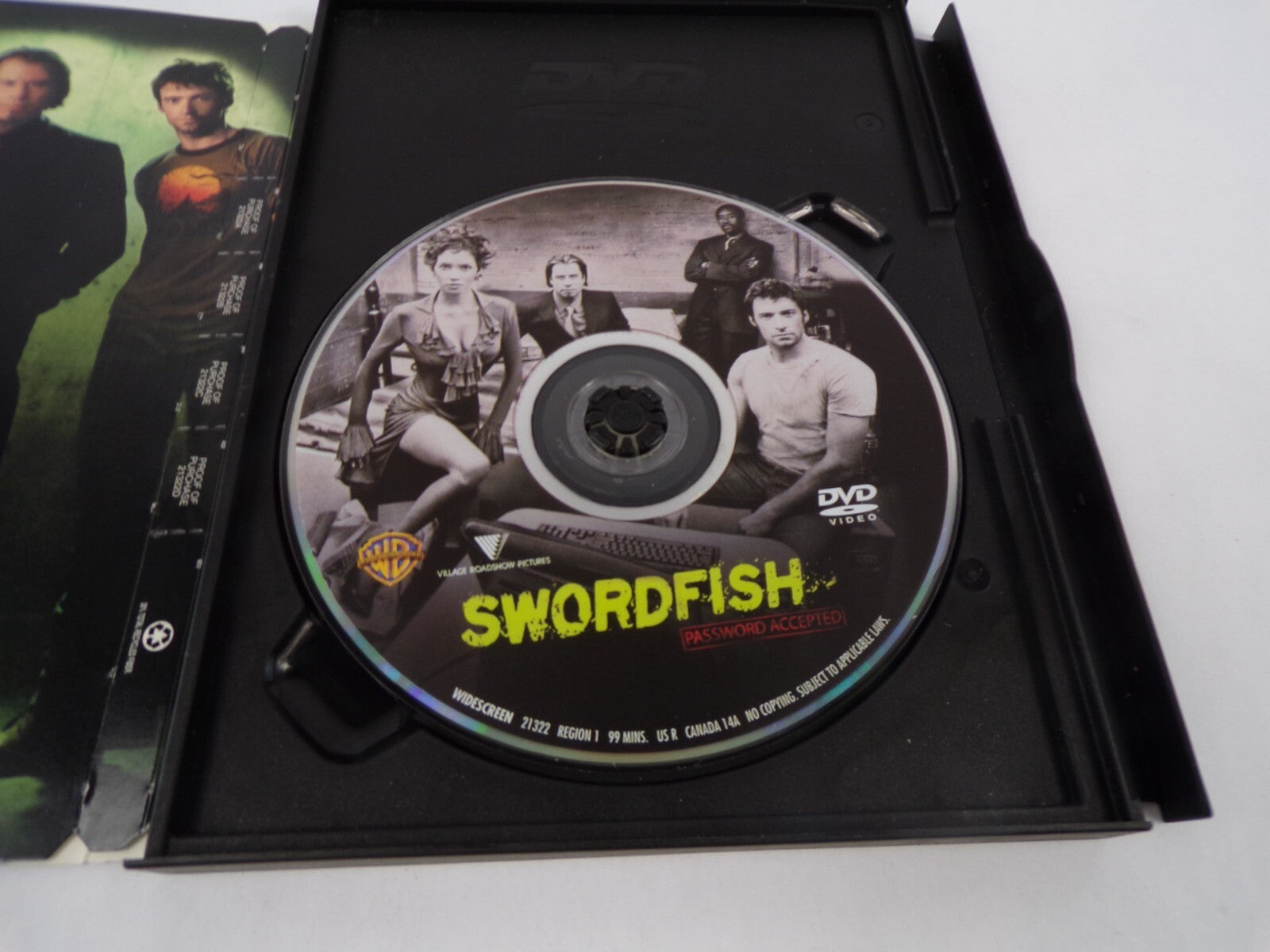 Swordfish Halle Berry John Travolta Hugh Jackman Don Cheadle DVD Movies