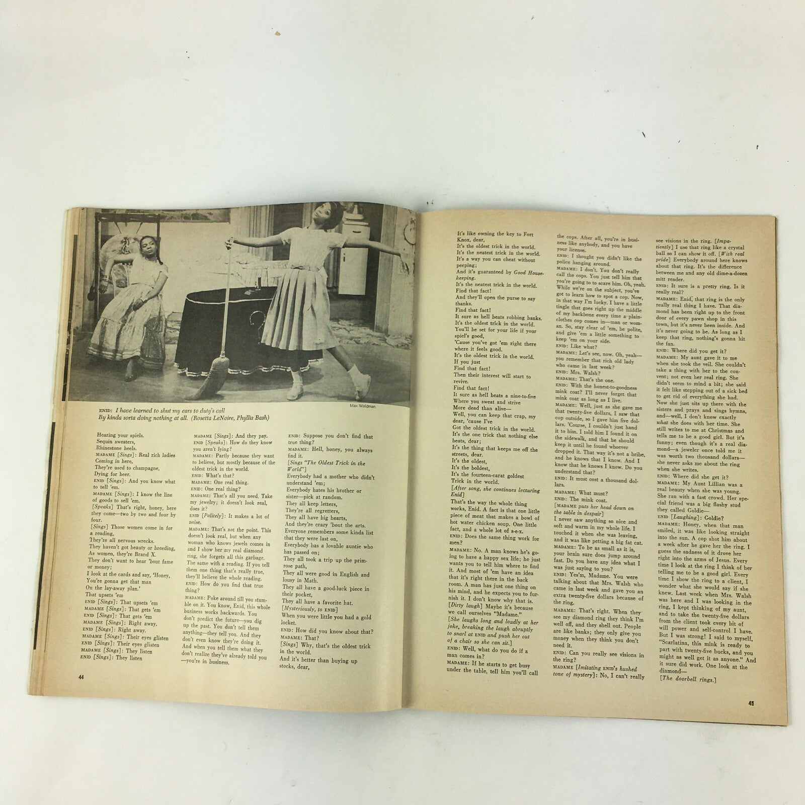 July 1961 Theatre Arts Magazine An Actor's Diary by Hume Cronyn Edwardian Era