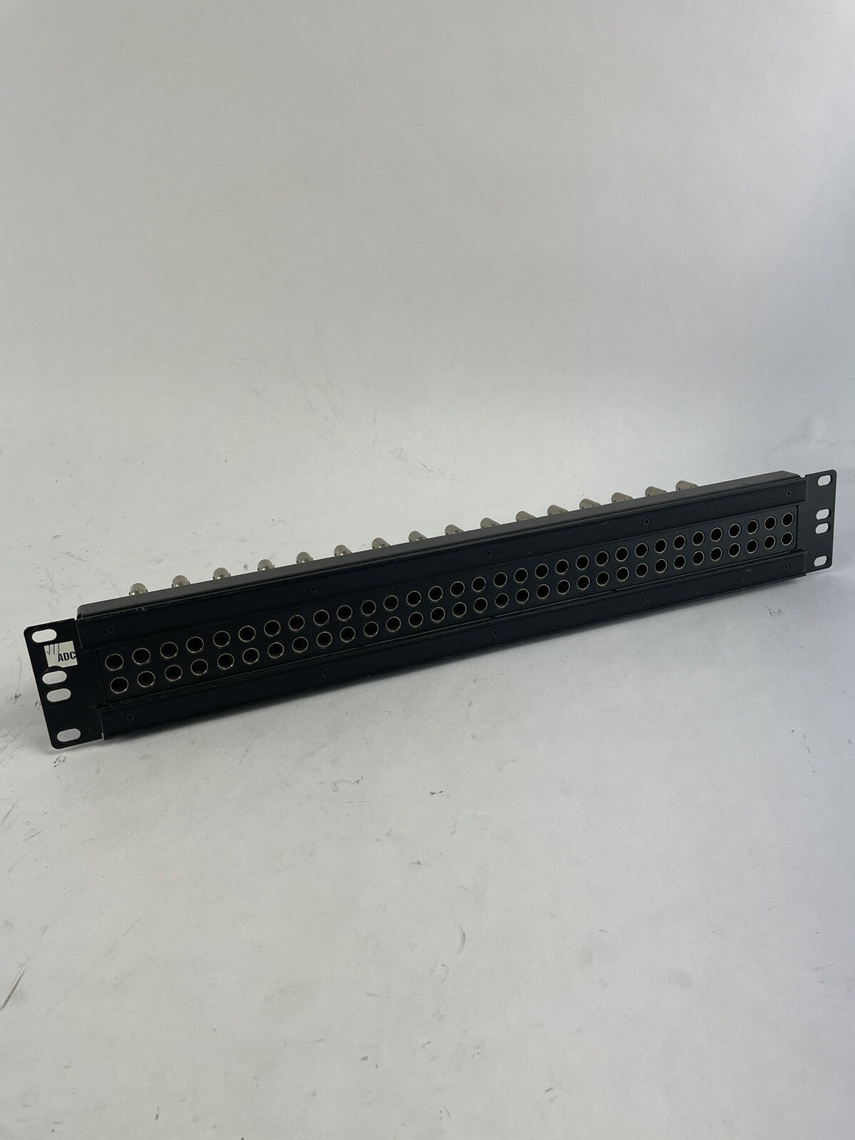 ADC PatchBay Panel 1RU 2x32 Mid-Size HD Normalled Video Jackfield Terminated