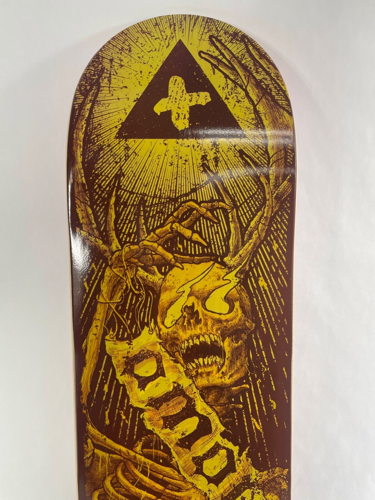 Avera skateboards deck 8.5” RARE quality Skeleton Skulls 6 Six feet under