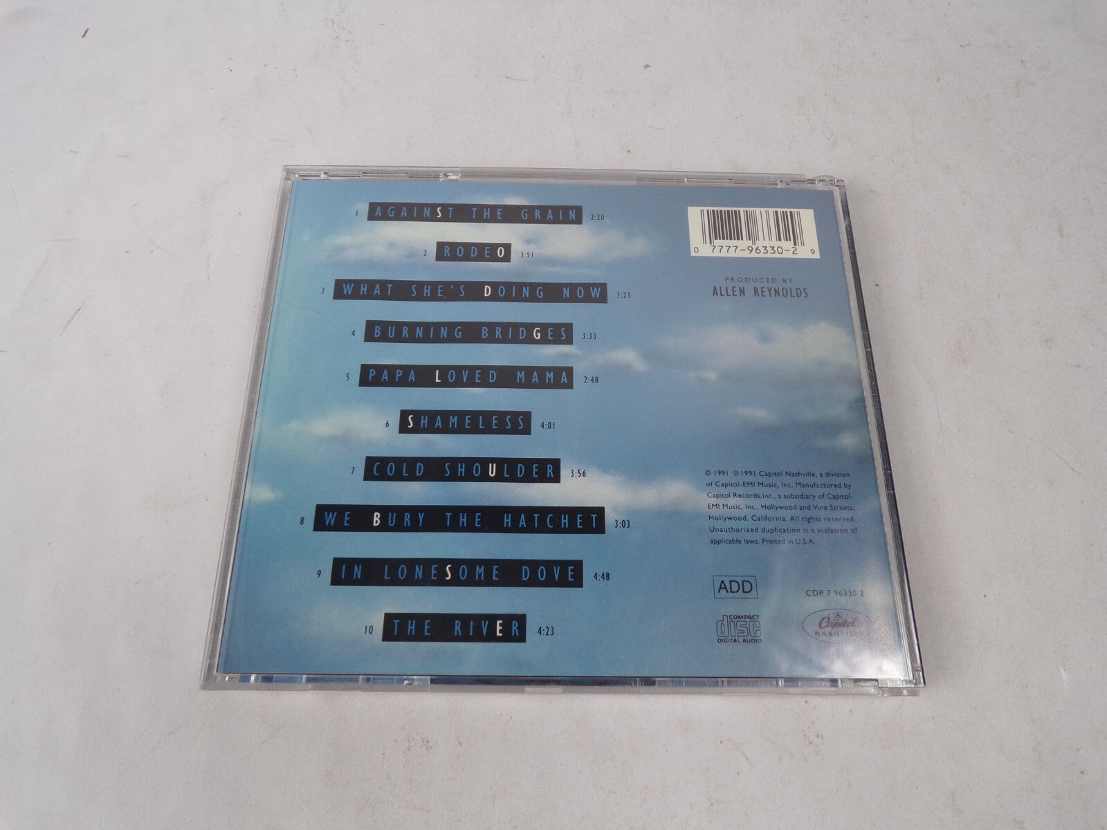 Garth Brooks Ropin' The Wind Against The Grain Rodeo What She's Doing Now CD#62