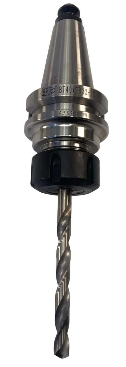 Techniks BT40 ER32 Collet Chuck Tool Holder SYIC-16177 70mm with Maritool Pull Stud