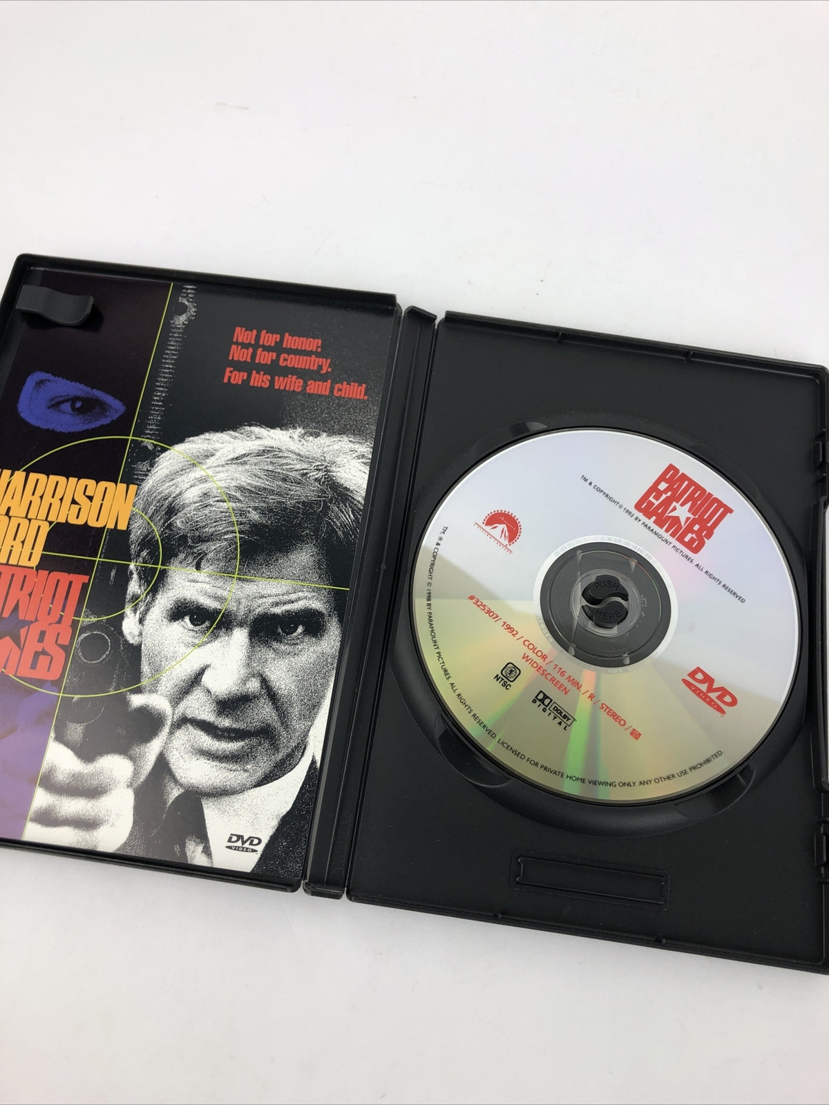 Patriot Games - DVD - Mint Disc James Earl Jones,J.E. Freeman,Polly Walker