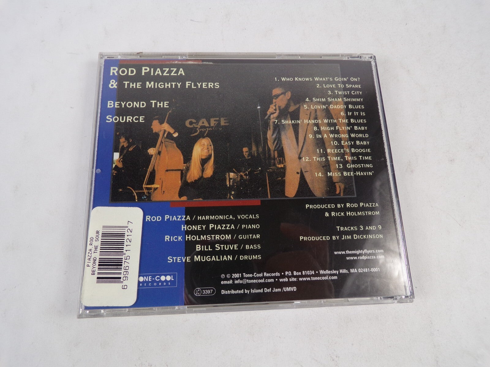 Rod Piazza & The Mighty Flyers Beyond The Source Who Knows What's Goin' On?CD#53