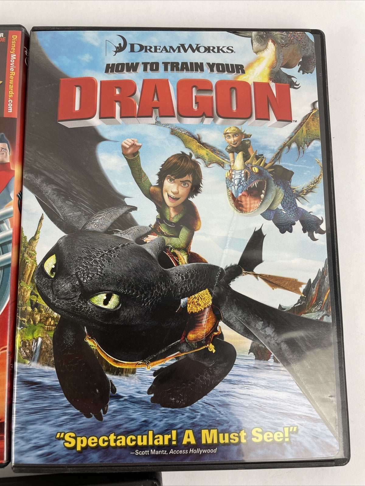 Disney Pixar DVD Lot of 3 - BRAVE, How to Train Your Dragon, Meet the Robinsons