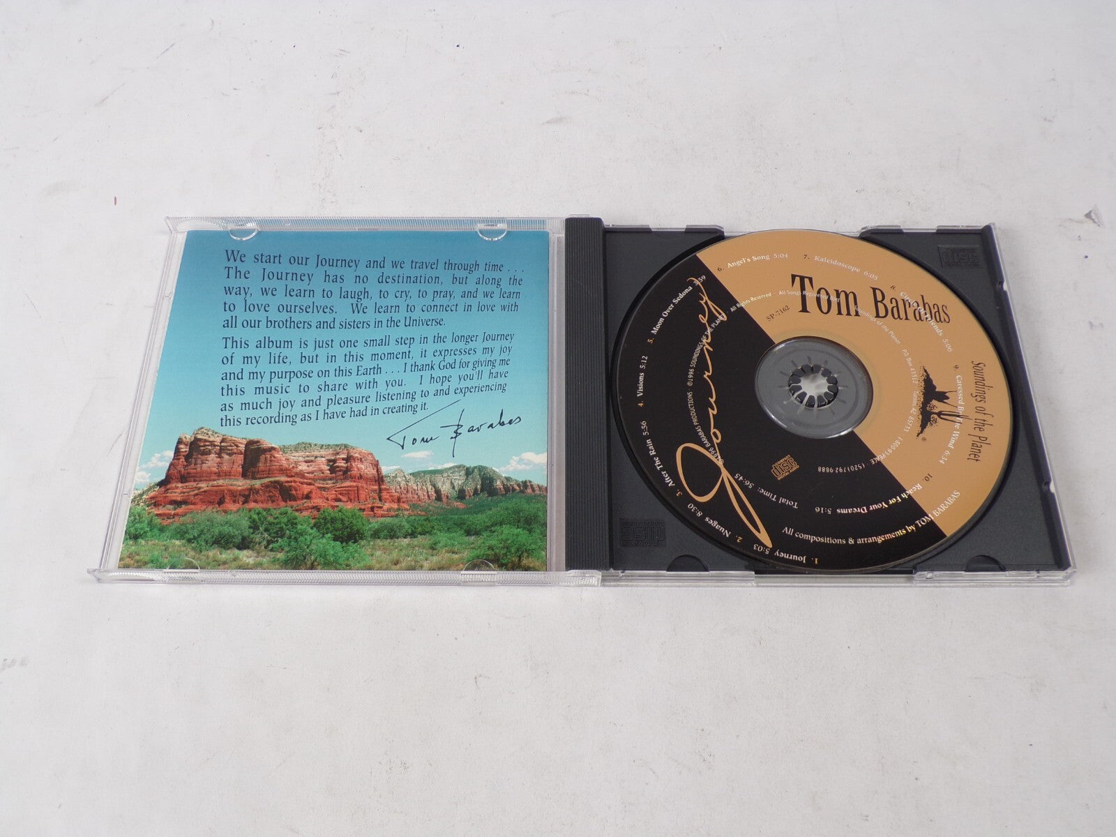 Journey Back To Sedona Tom Brabas Soundings Of The Planet Nuages After The CD#62