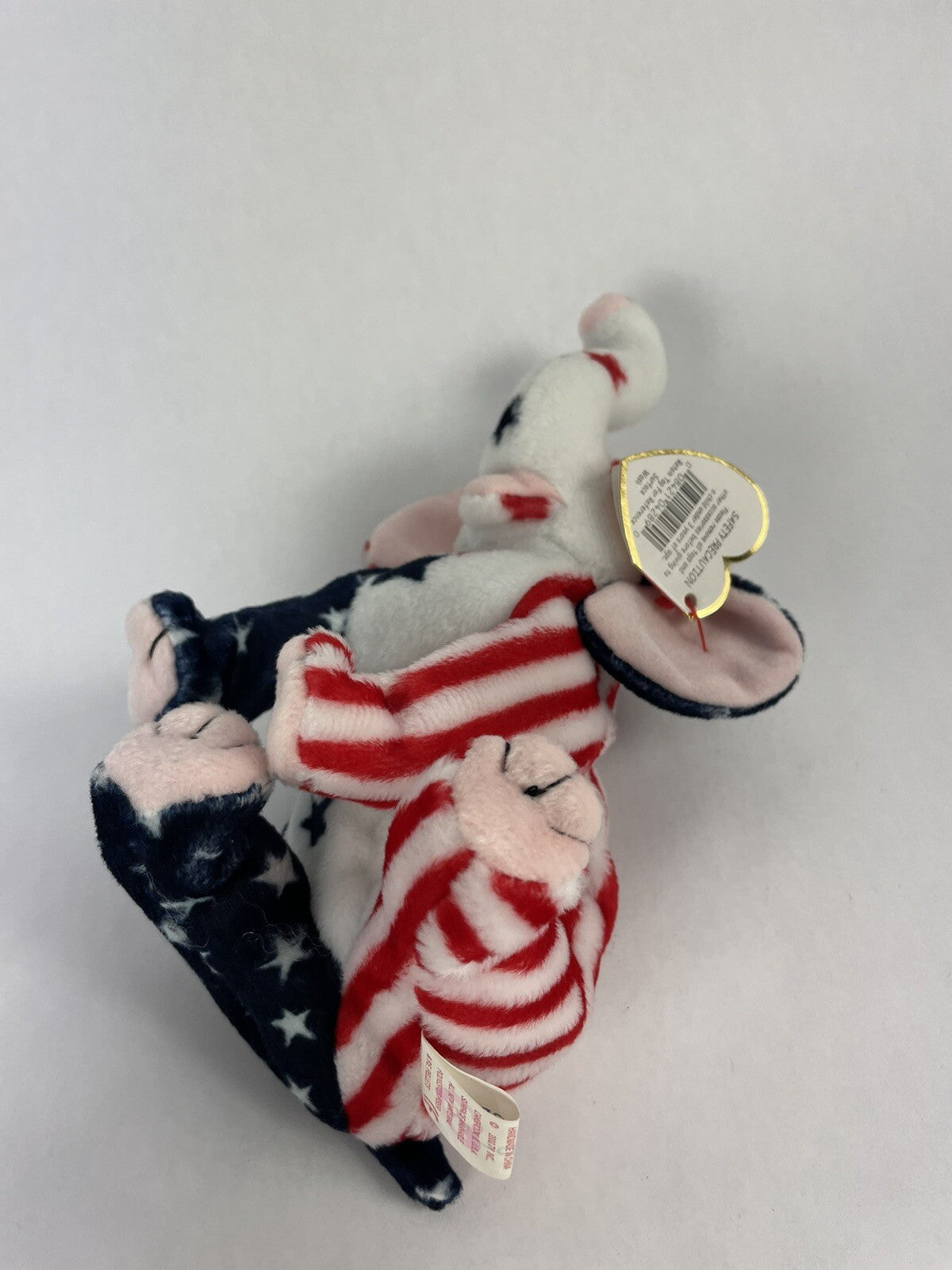 Righty 2000 Elephant Ty Beanie Baby - WITH ERRORS - Mint Condition