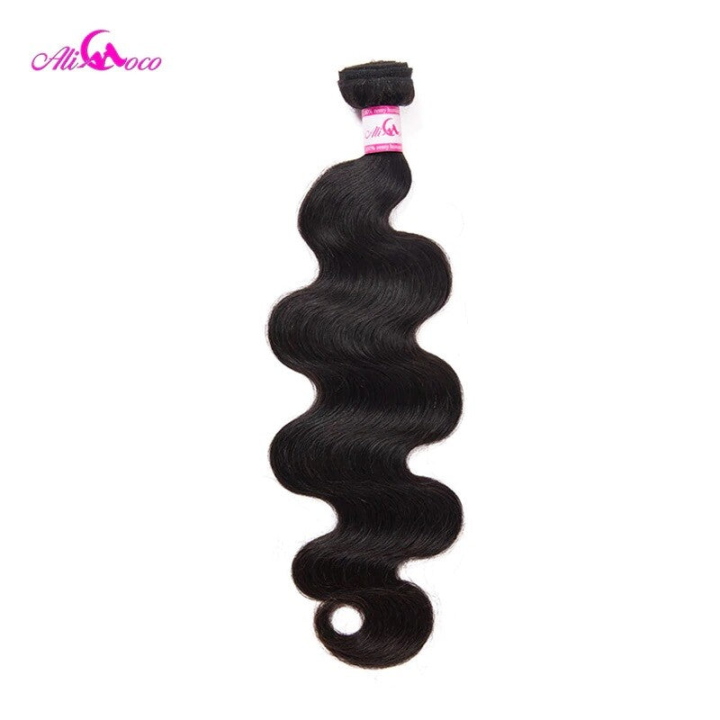 Brand New Ali Coco Hair Brazilian Body Wave N4 100g Size 16" Natural Color A1