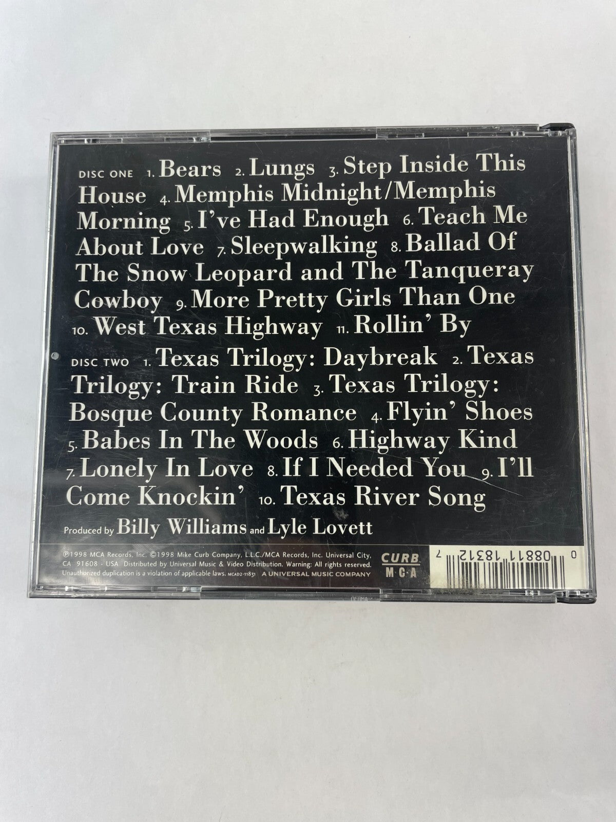 Step Inside This House Lyle Lovett Bears Lungs Step Inside This House MemphCD#73