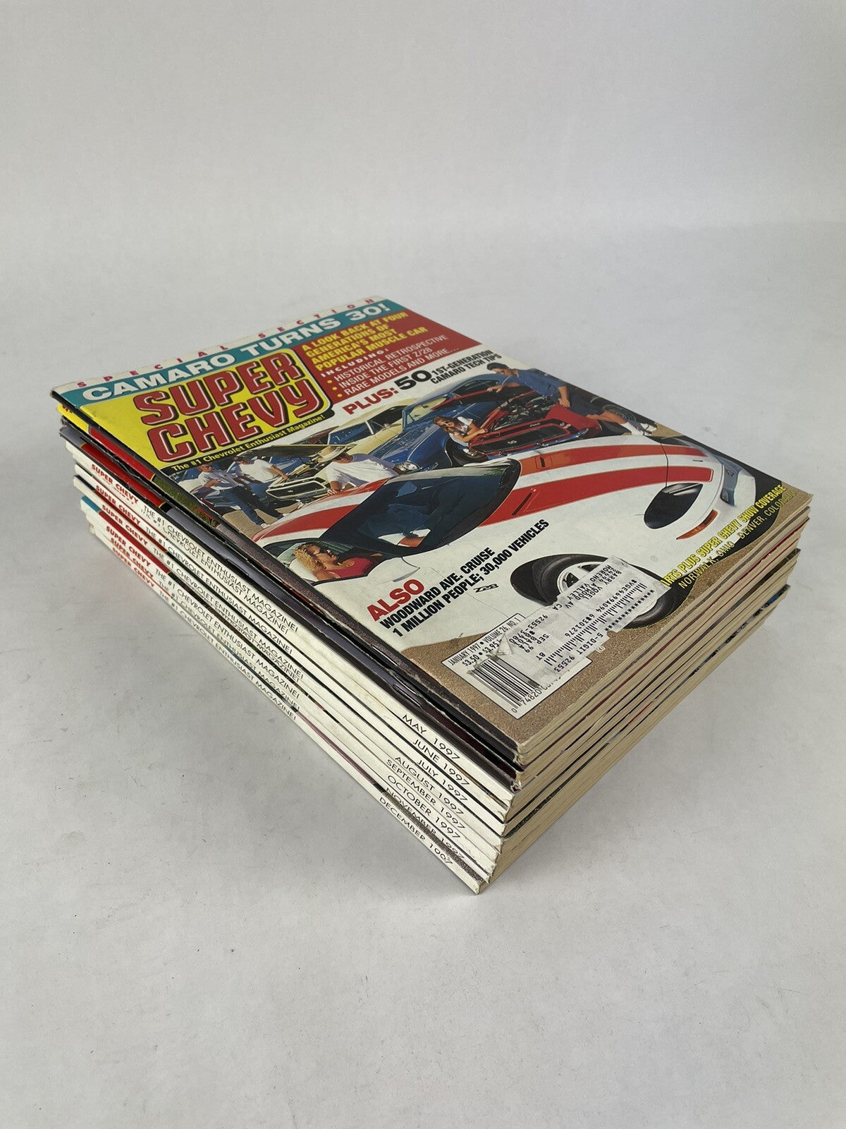 Lot of 12: SUPER CHEVY MAGAZINES Complete Full Set 12 issues Jan to Dec 1997