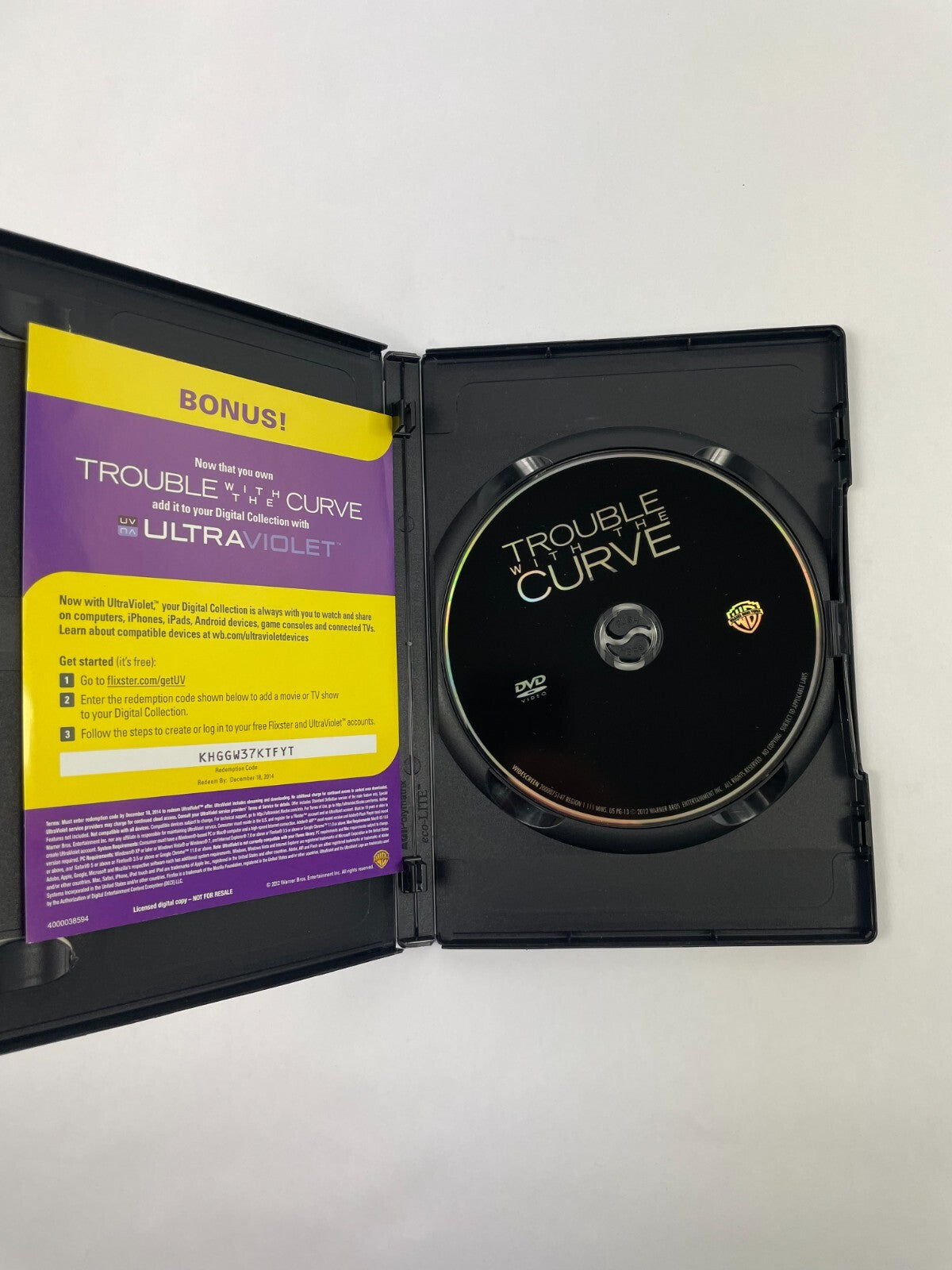 Trouble With The Curve Whatever Life Thrown At You Amy Adams Justin DVD Movie