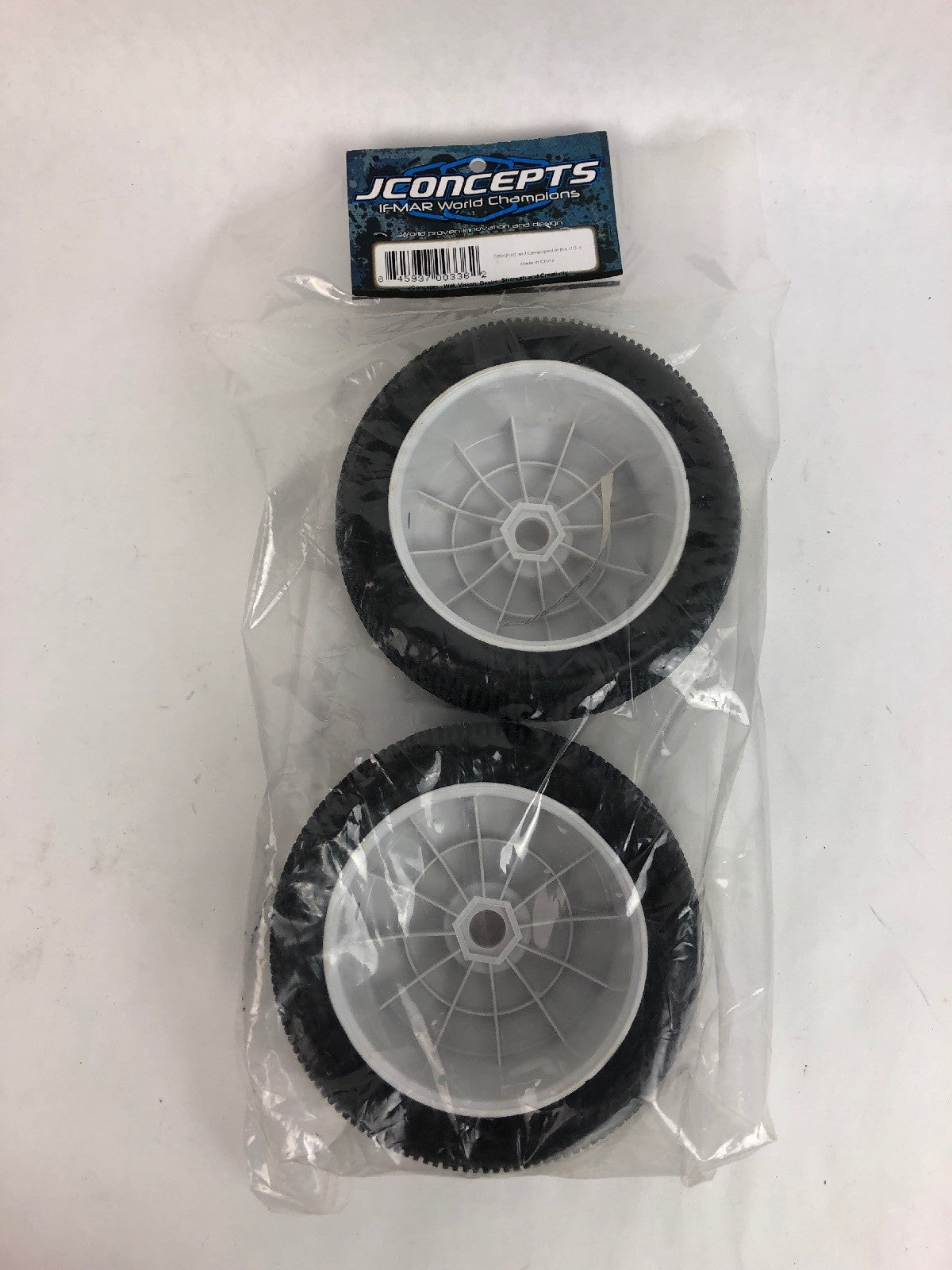JConcepts Subcultures Pre-Mounted Buggy Tires 3.7” Soft - Blue Compound 3027-11