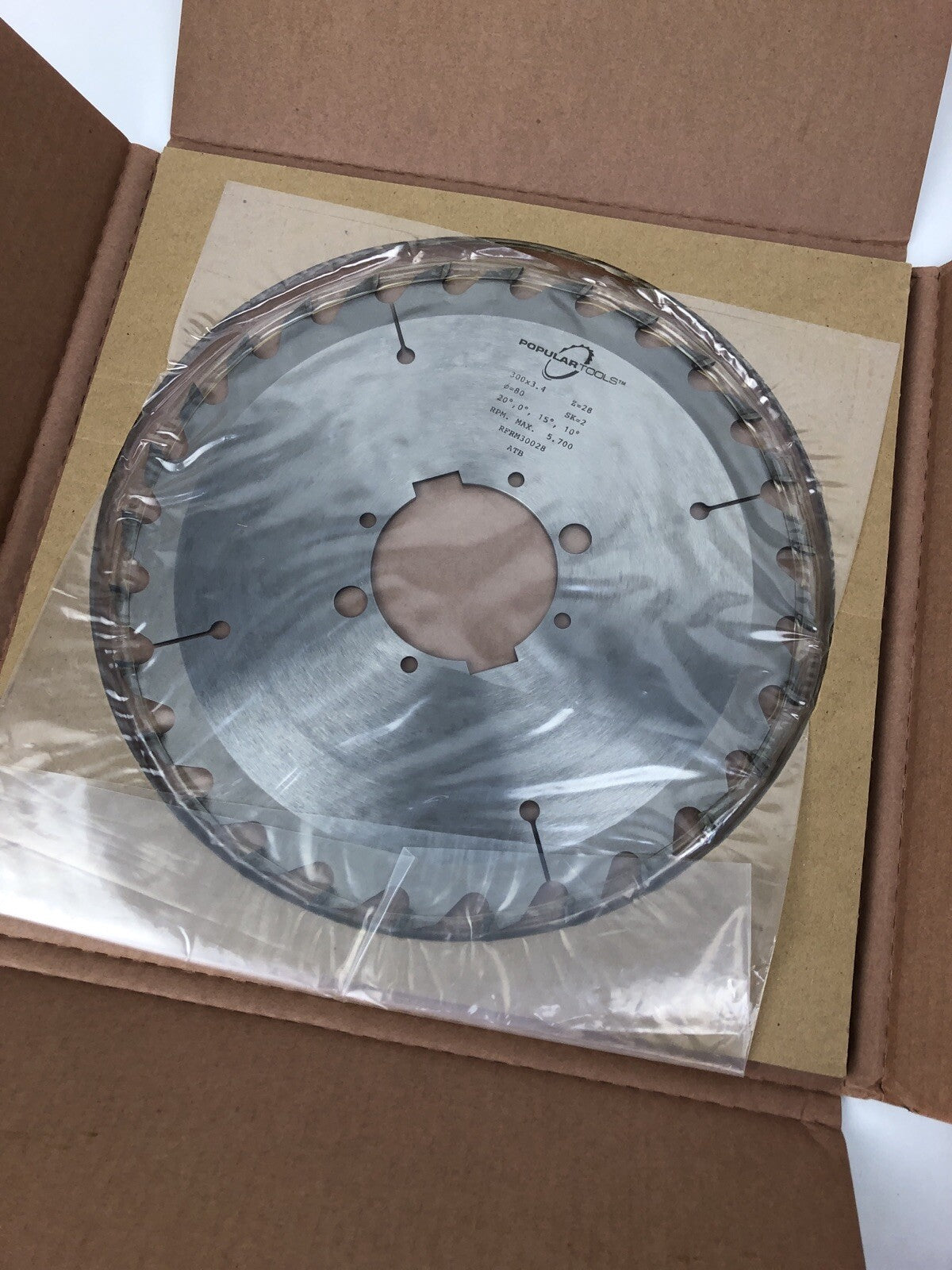 Popular Tools ATB 300m 3.4mm 28 Teeth 80mm RFRM30028 Carbide Tip Saw Blade -LOOK