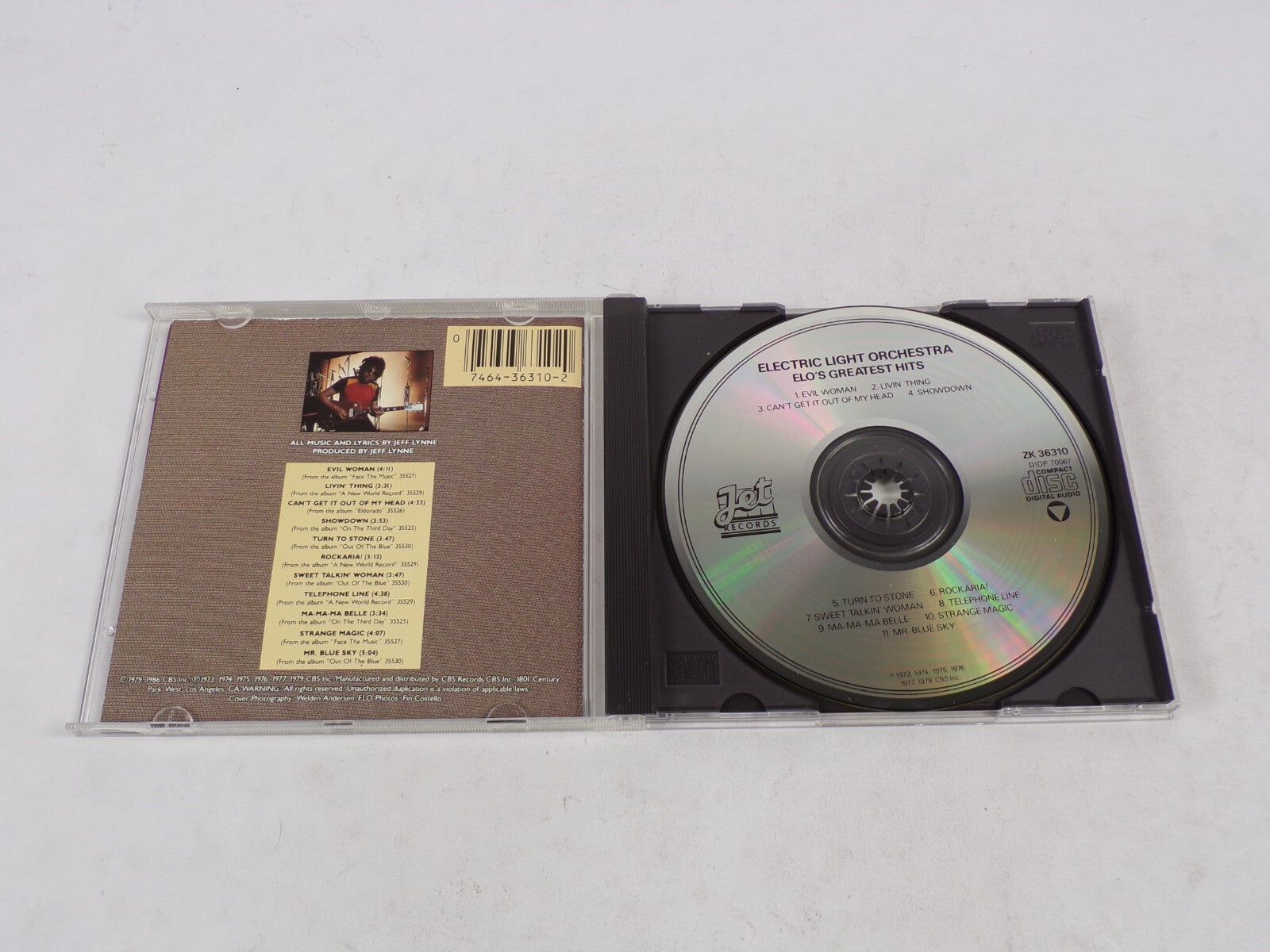 Electric Light Crhestra ELO's Greatest Hits Evil Woman Livin' Thing Can't CD#53