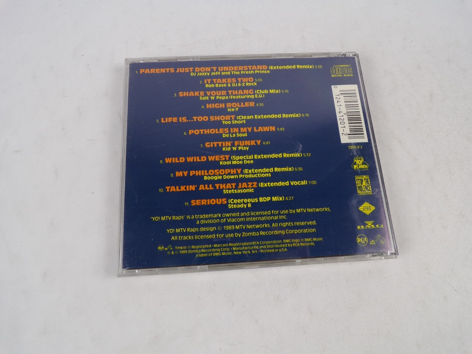 Yo! M Tv Raps The CD A Jive Records Production Parents Just Don't UnderstanCD#31