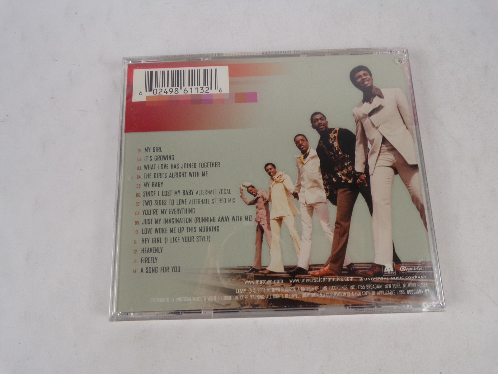 The Temptations My Girl It's Growing What Love Has Joined Together The GirlCD#15