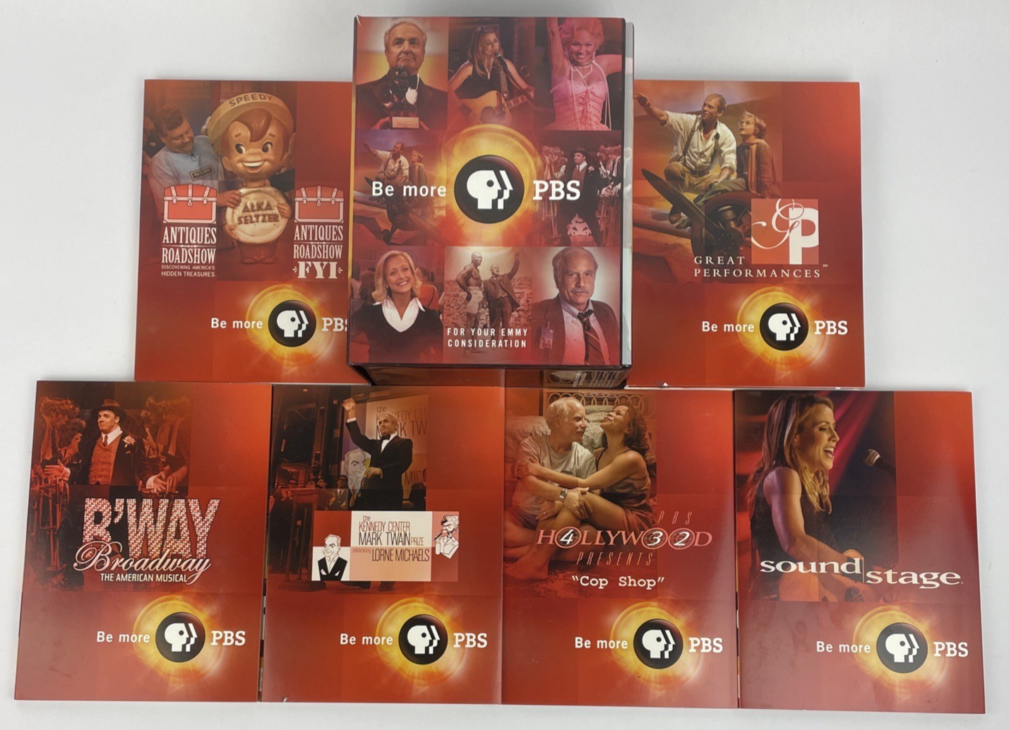 PBS 2005 EMMY AWARDS "FOR YOUR EMMY CONSIDERATION" 7 DVD BOX SET w. ERIC CLAPTON