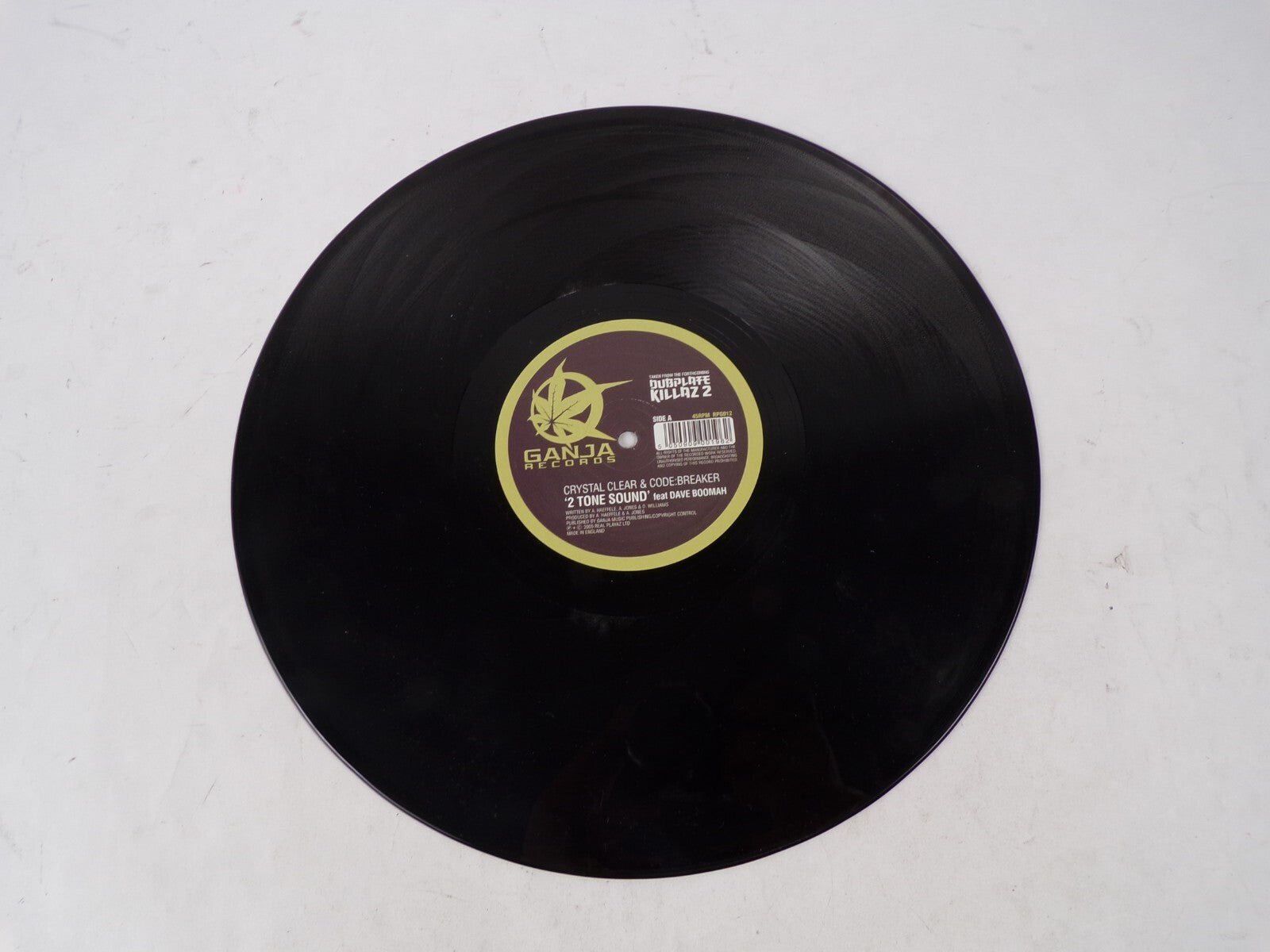 Dubplate Killaz 2 Crystal Clear & Code:Breaker 2 Tone Sound Vinyl Record