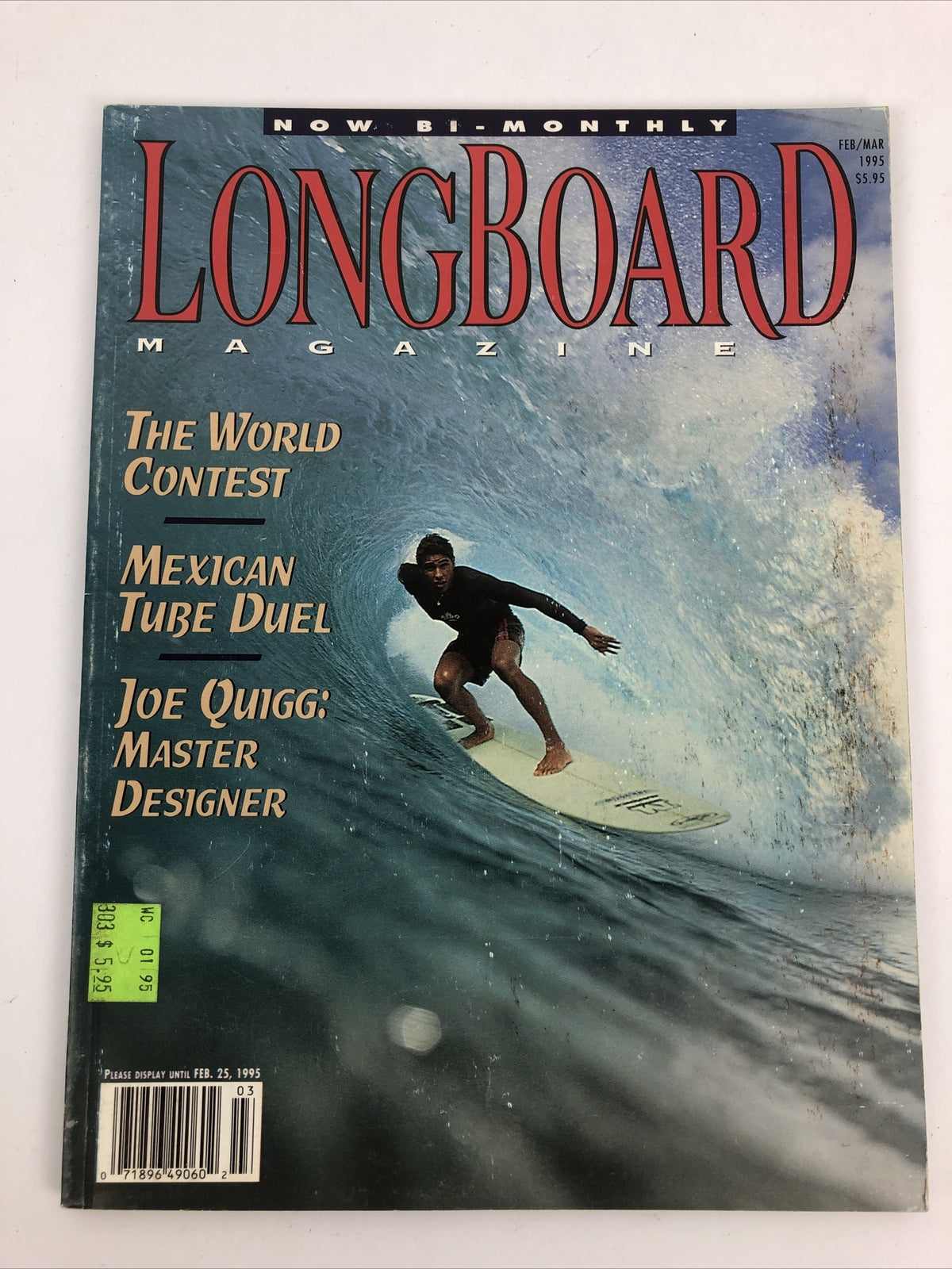 Longboard Magazine Volume 2 Number 5 Mexican Tube Duel , World Contest - X1