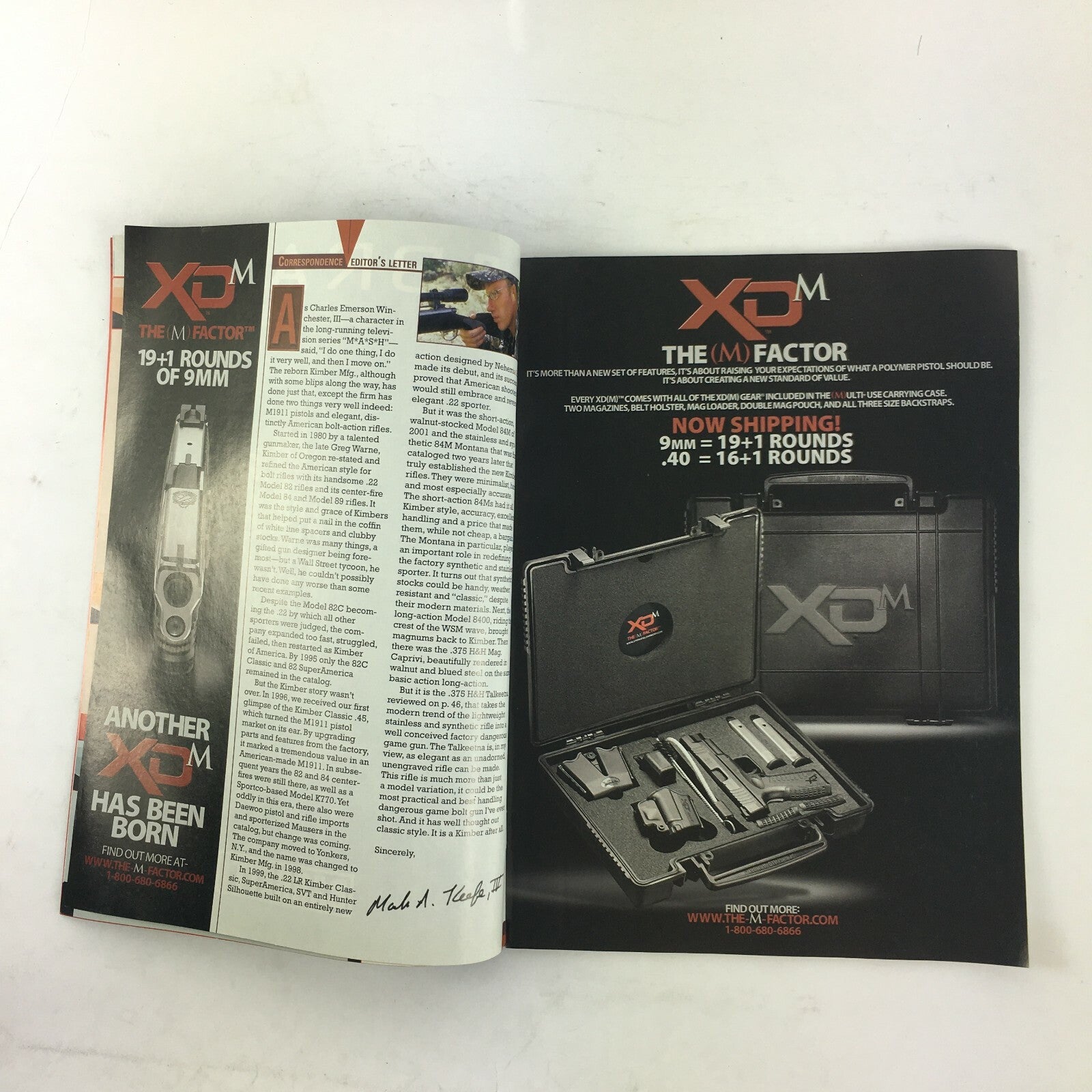 March 2009 American Rifleman Magazine Middle Weight Champ Kimber Talkeetna 375