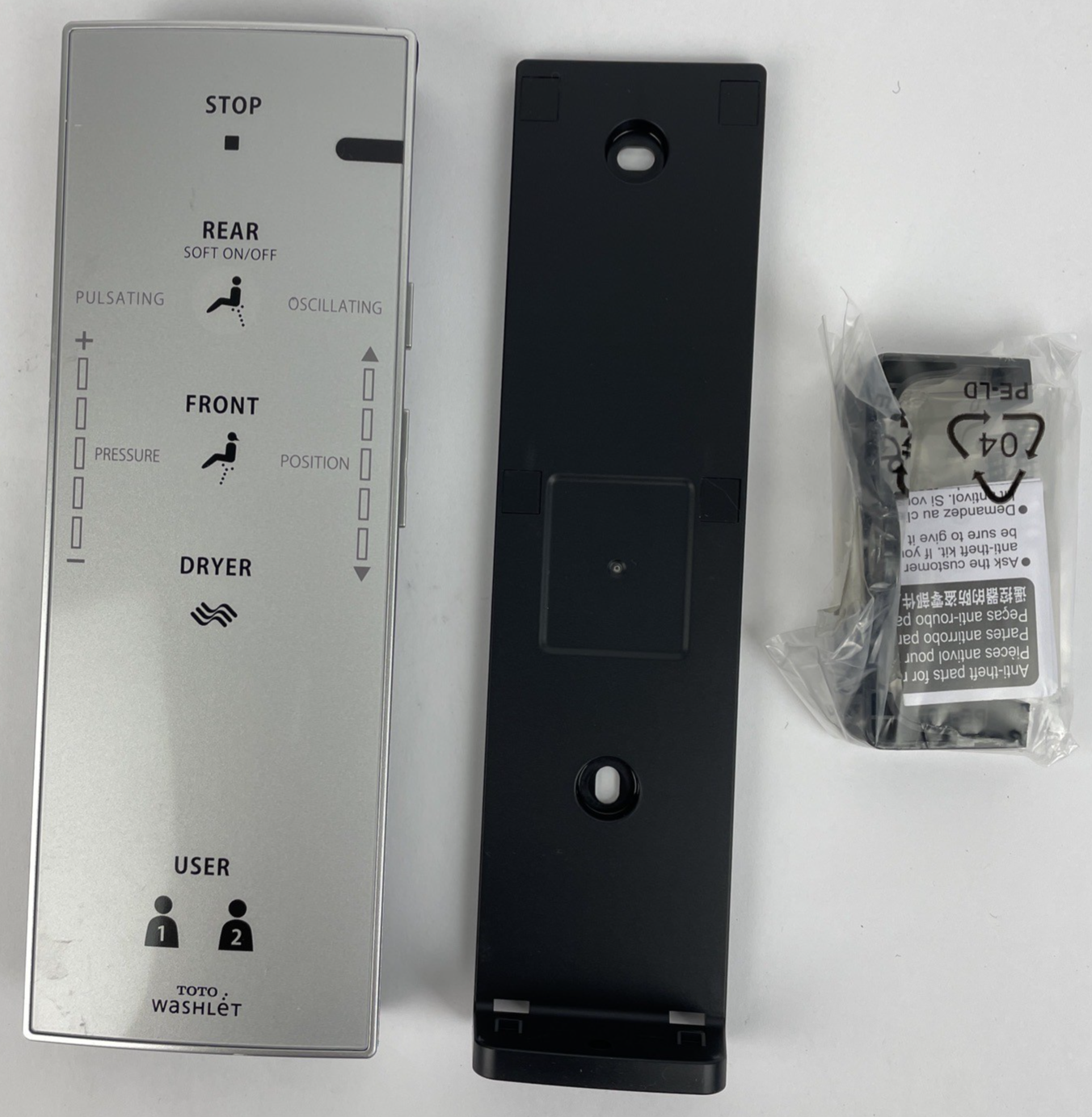 TOTO Replacement Remote Control Assembly for S350E Washlet w Magnetic Wall Mount